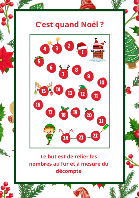 Compte à rebours Noël