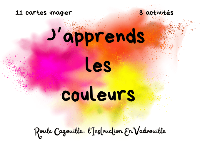 J'apprends les couleurs